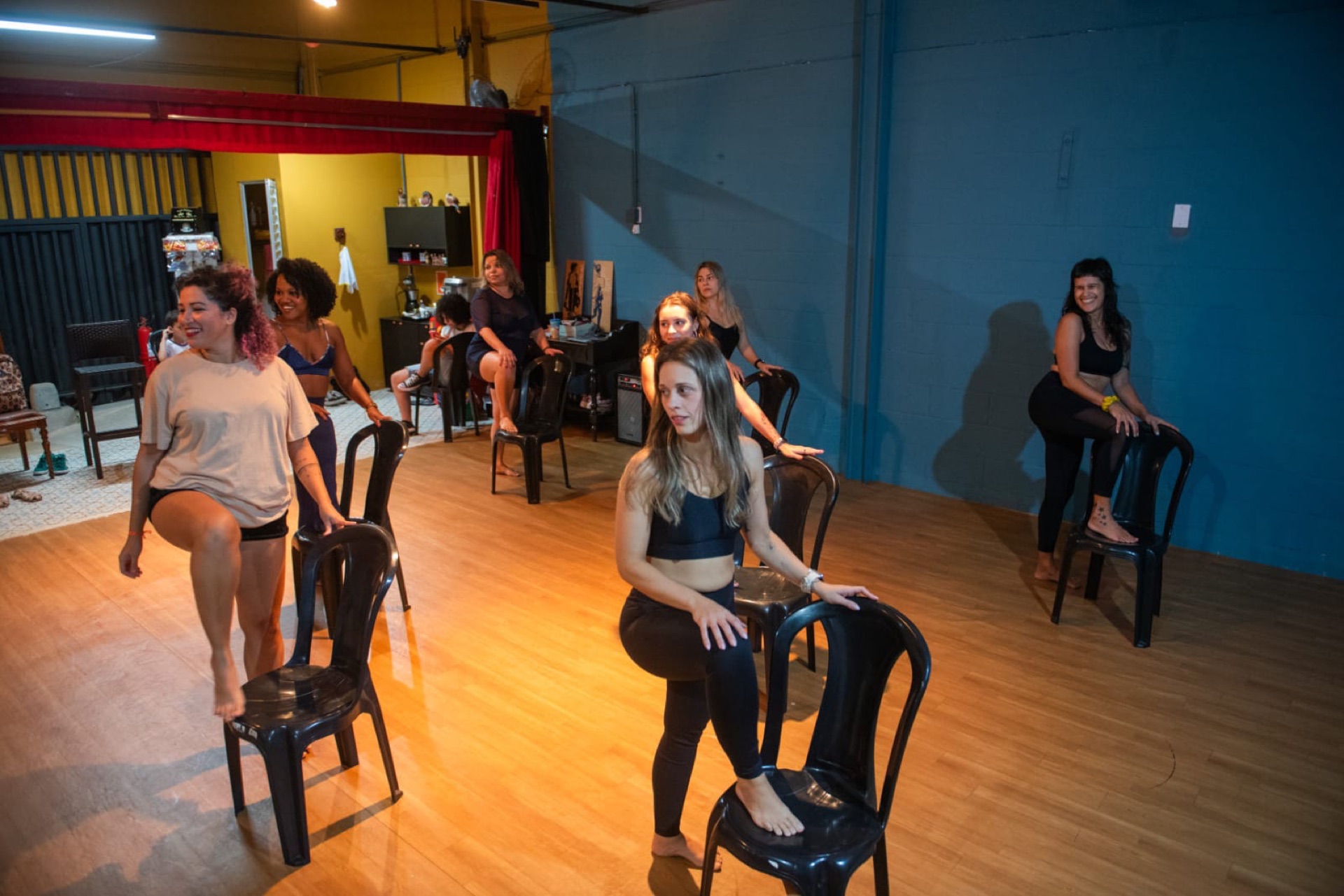 Turma de Chair Dance no Cine Teatro Ribalta