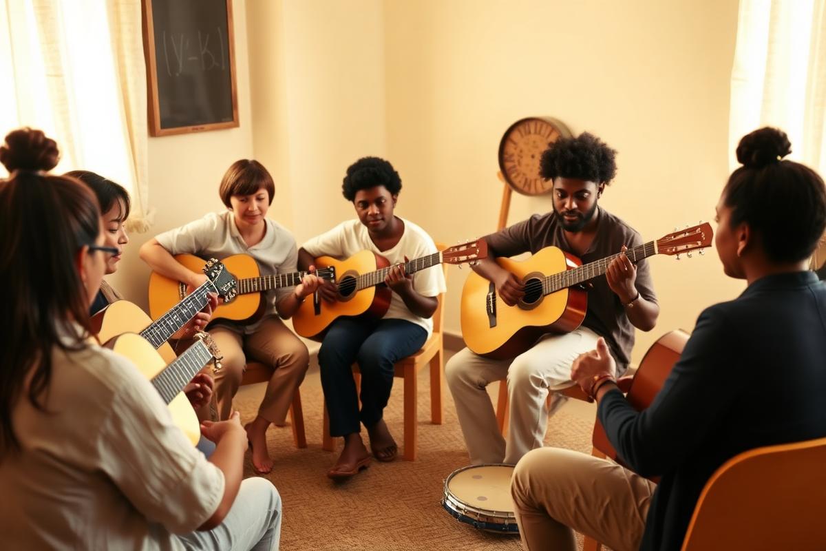 Turma de Violão Popular no Cine Teatro Ribalta